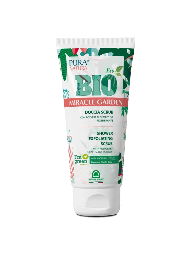 Natura House Miracle Garden bodyscrub 200ml druivenpit