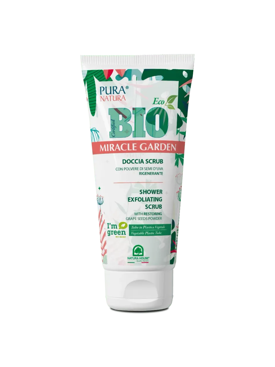 Natura House Miracle Garden bodyscrub 200ml druivenpit