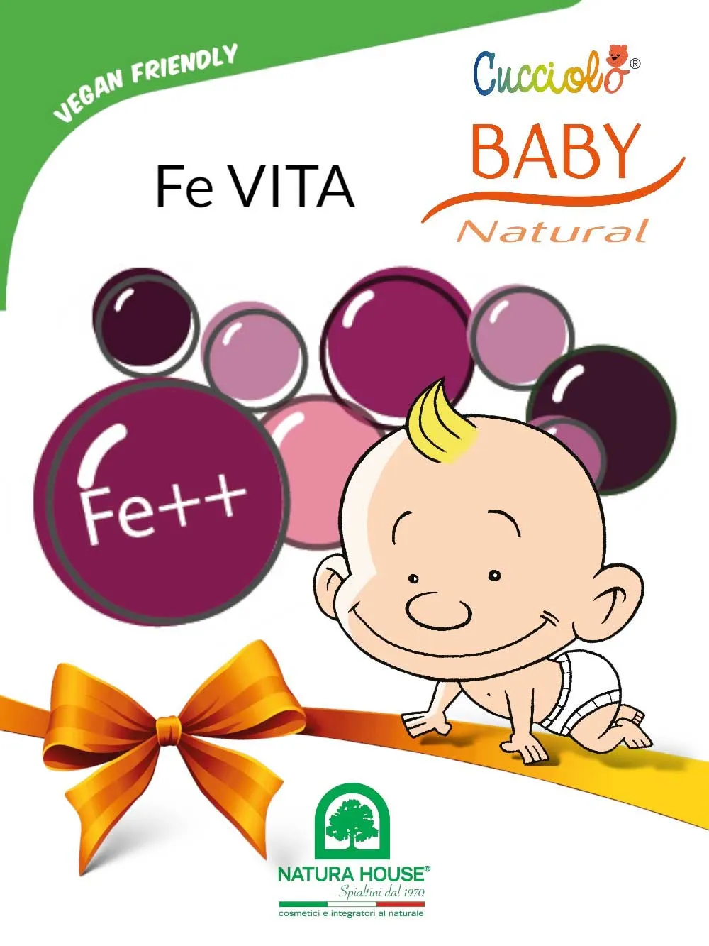 Natura House Cucciolo Fe Vita ijzerdruppels 20 ml voor kinderen