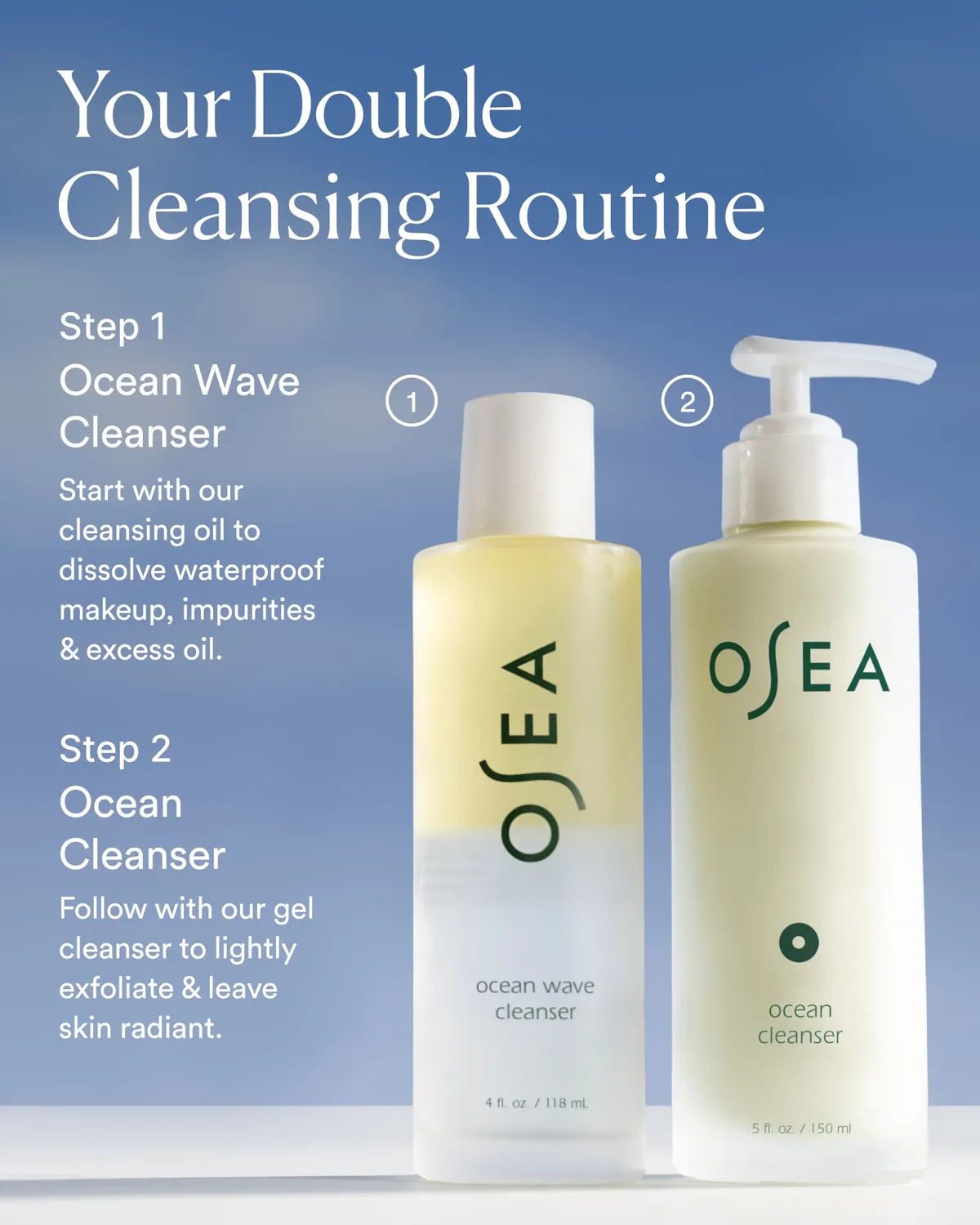 Osea Ocean Wave Cleanser reinigingsolie 4 fl oz zacht