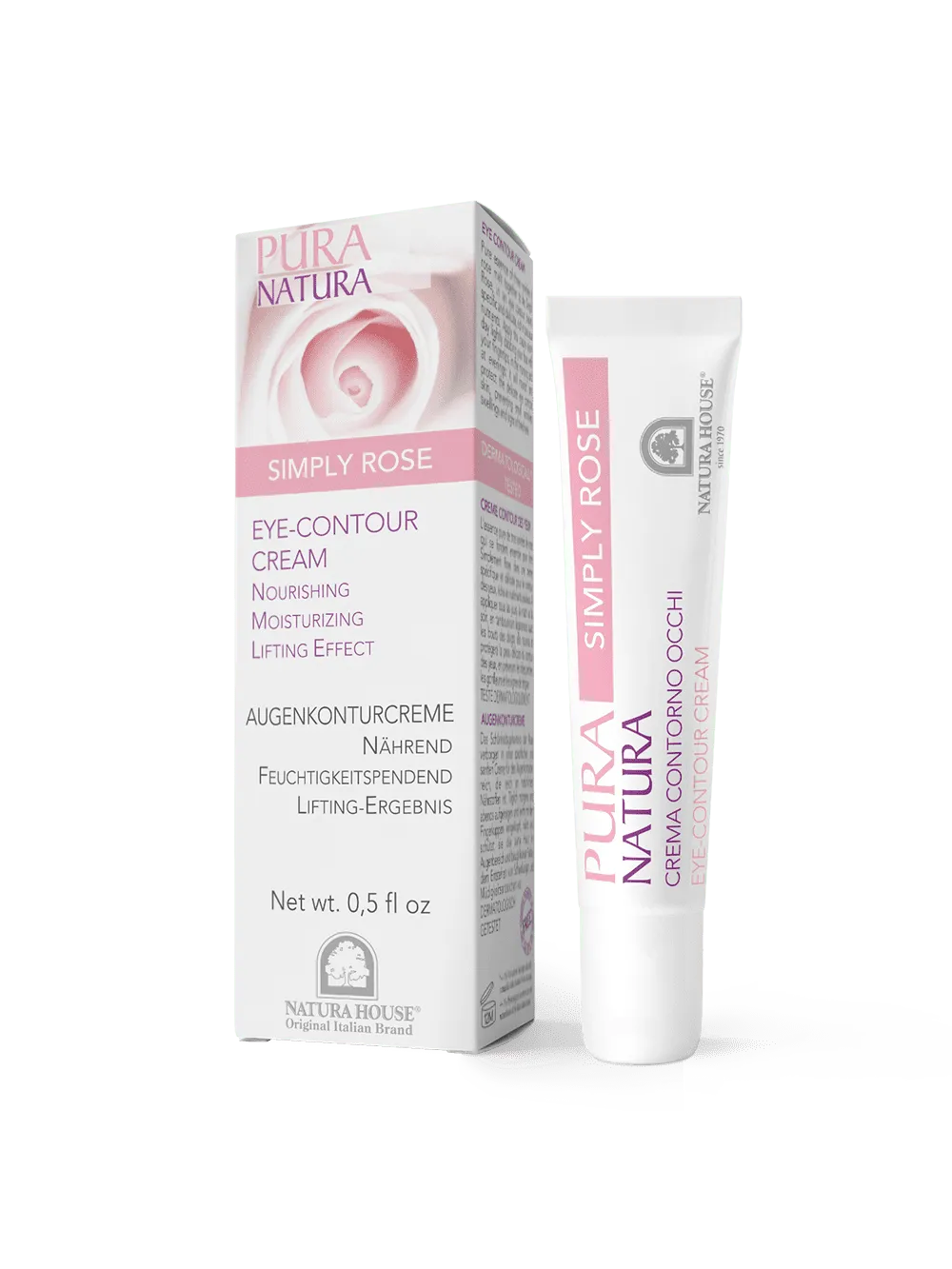 Natura House oogcontourcrème 15ml liftend roos voedend