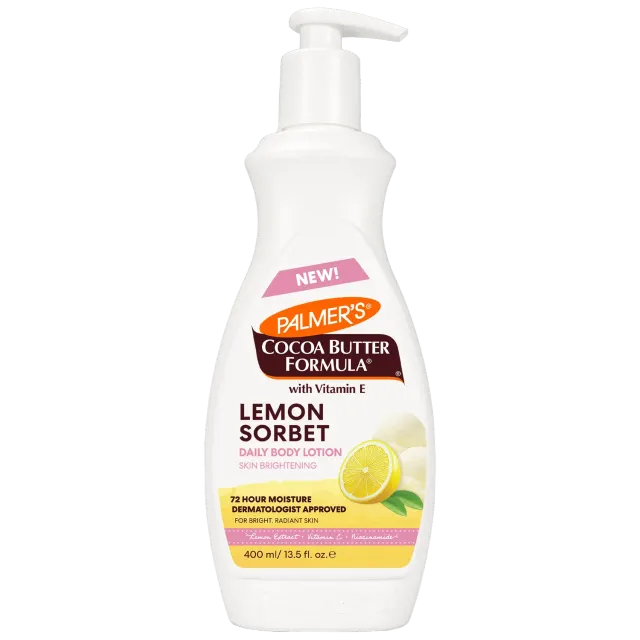 Palmer's Lemon Sorbet bodylotion citroen vitamine C stralend