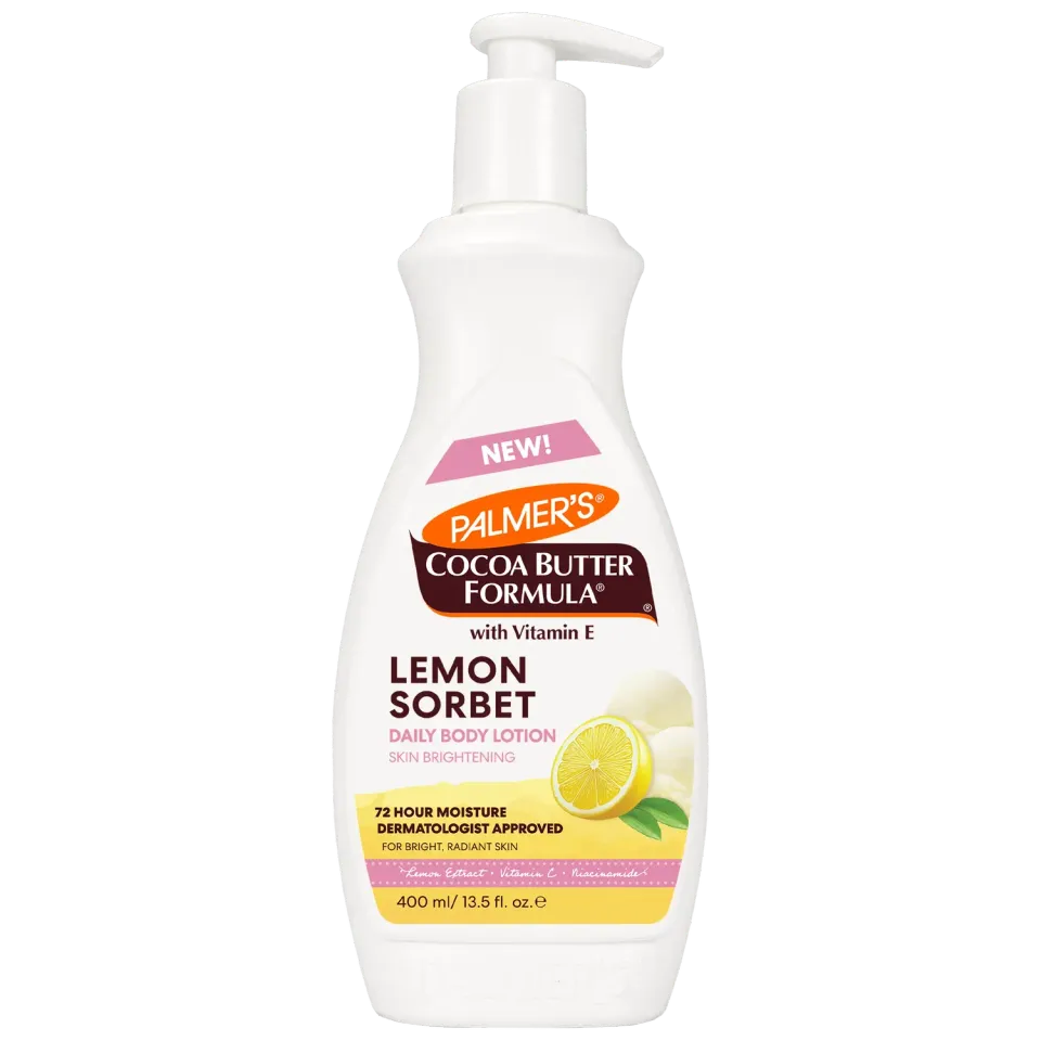 Palmer's Lemon Sorbet bodylotion citroen vitamine C stralend