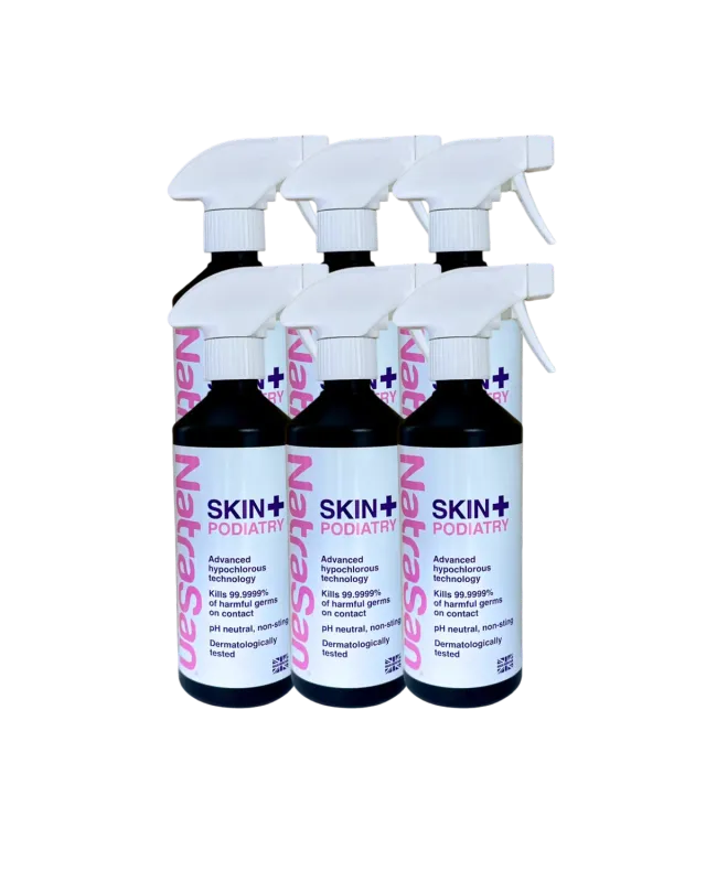 Dermatonics NatraSan Skin+ huidreiniger 500ml set van 6 pods