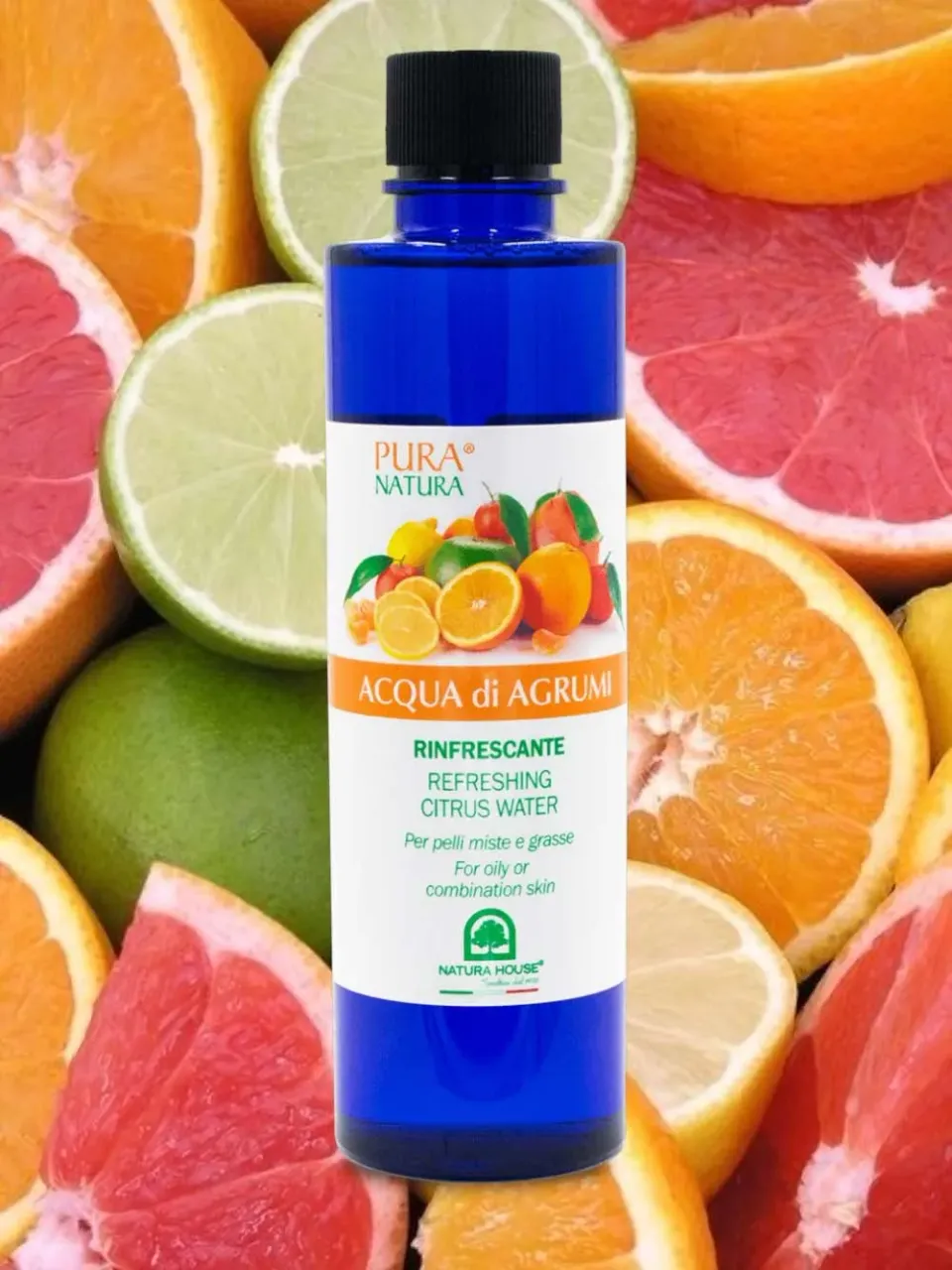 Natura House Citrus vruchtenwater tonic 200ml gemengd