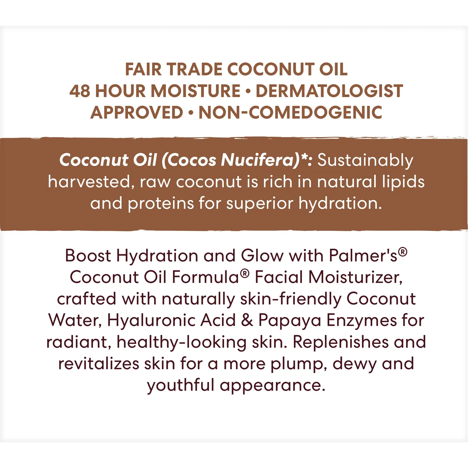 Palmer's Coconut Hydrate Facial Moisturizer 1.7oz hydraterend