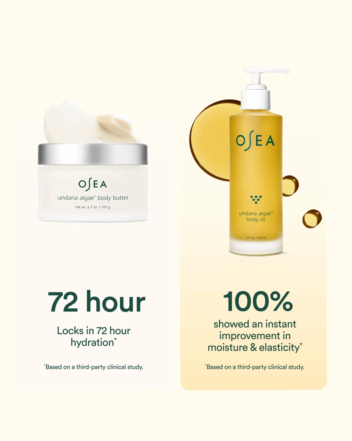 Osea Undaria Hydrate & Glow Duo set olie + butter