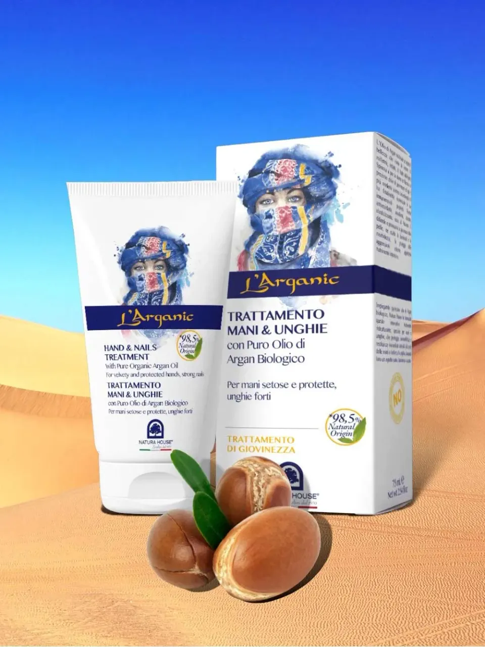 Natura House L'Arganic Hand & Nails handcrème 75ml argan