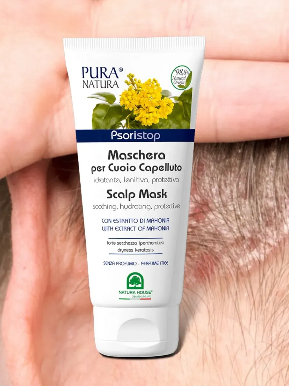 Psoristop hoofdhuidmasker 200ml kalmerend zonder parfum