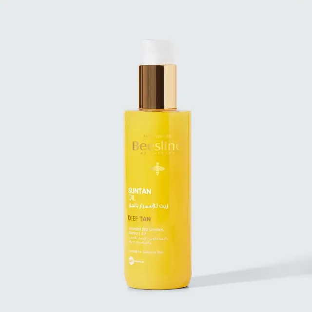 Beesline Suntan Oil zonneolie met wortel