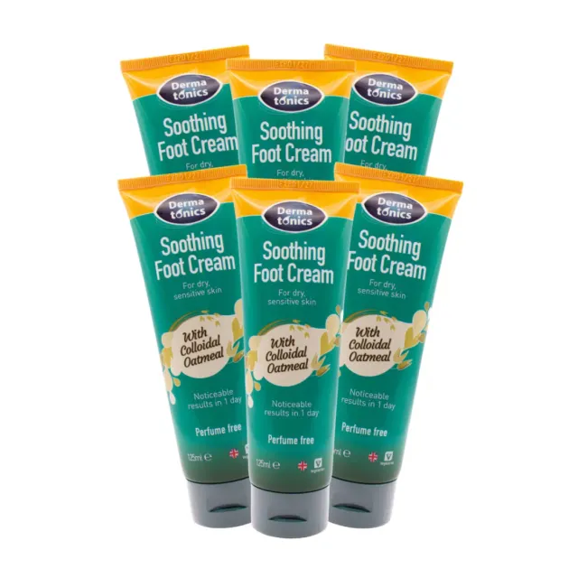 Dermatonics Soothing Foot Cream voetcrème 6x125ml havermout