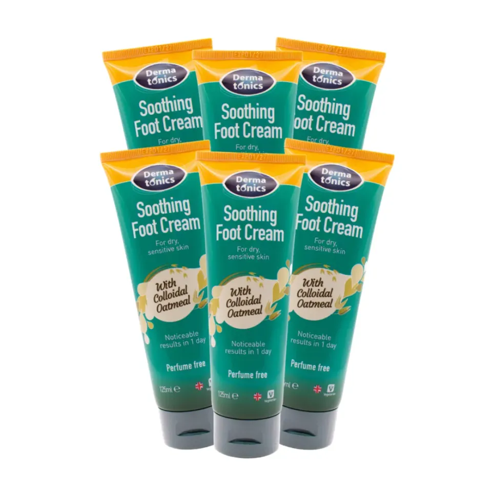 Dermatonics Soothing Foot Cream voetcrème 6x125ml havermout
