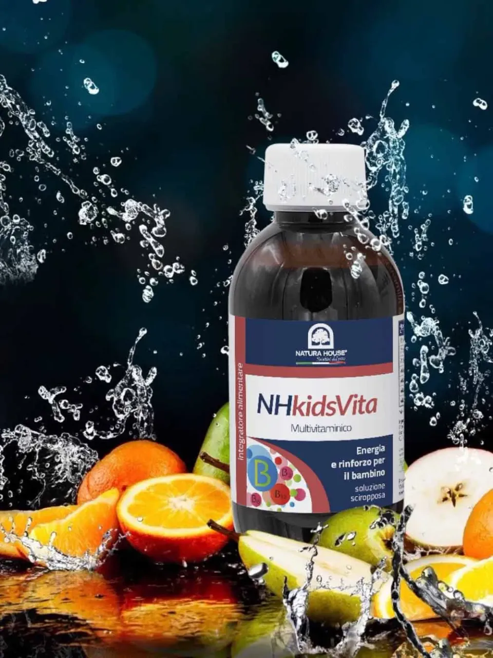 Natura House Kids Vita multivitamine siroop bosbes 200 ml kind