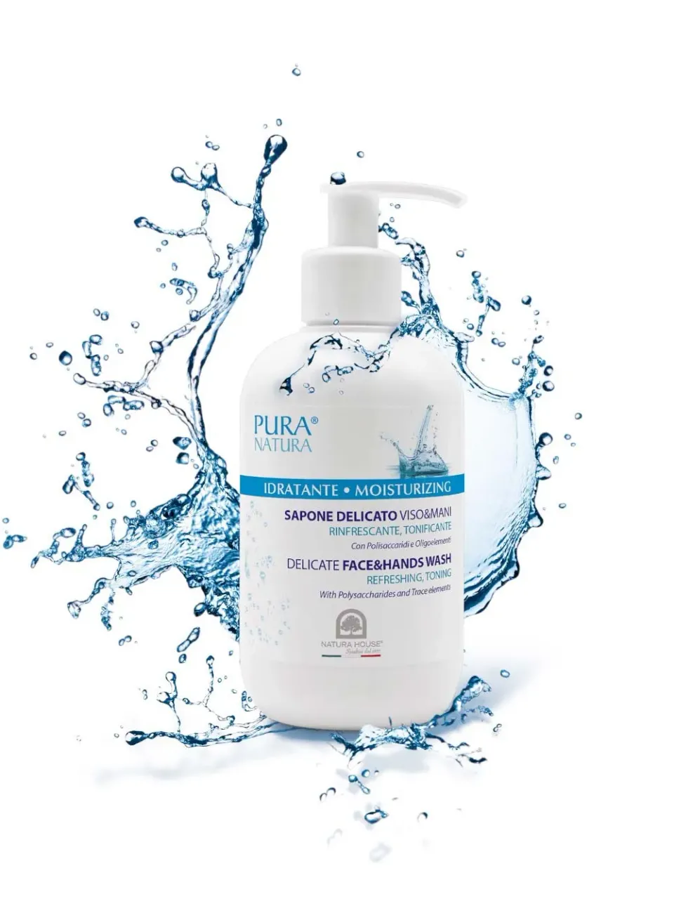 Natura House Moisturizing 24h Wash Gezicht Handen 300ml zink