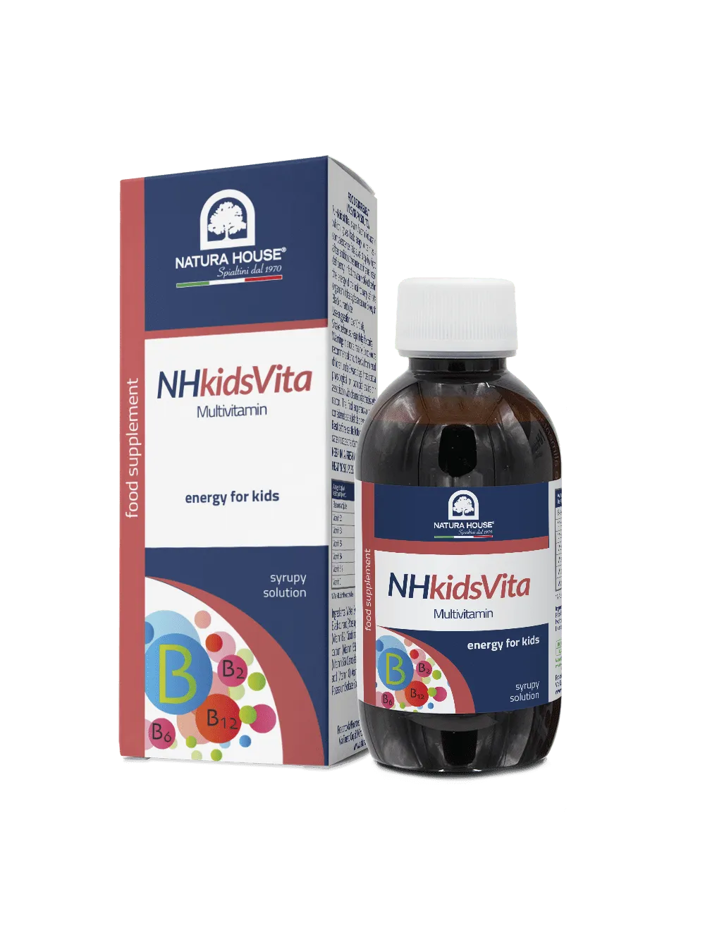 Natura House Kids Vita multivitamine siroop bosbes 200 ml kind