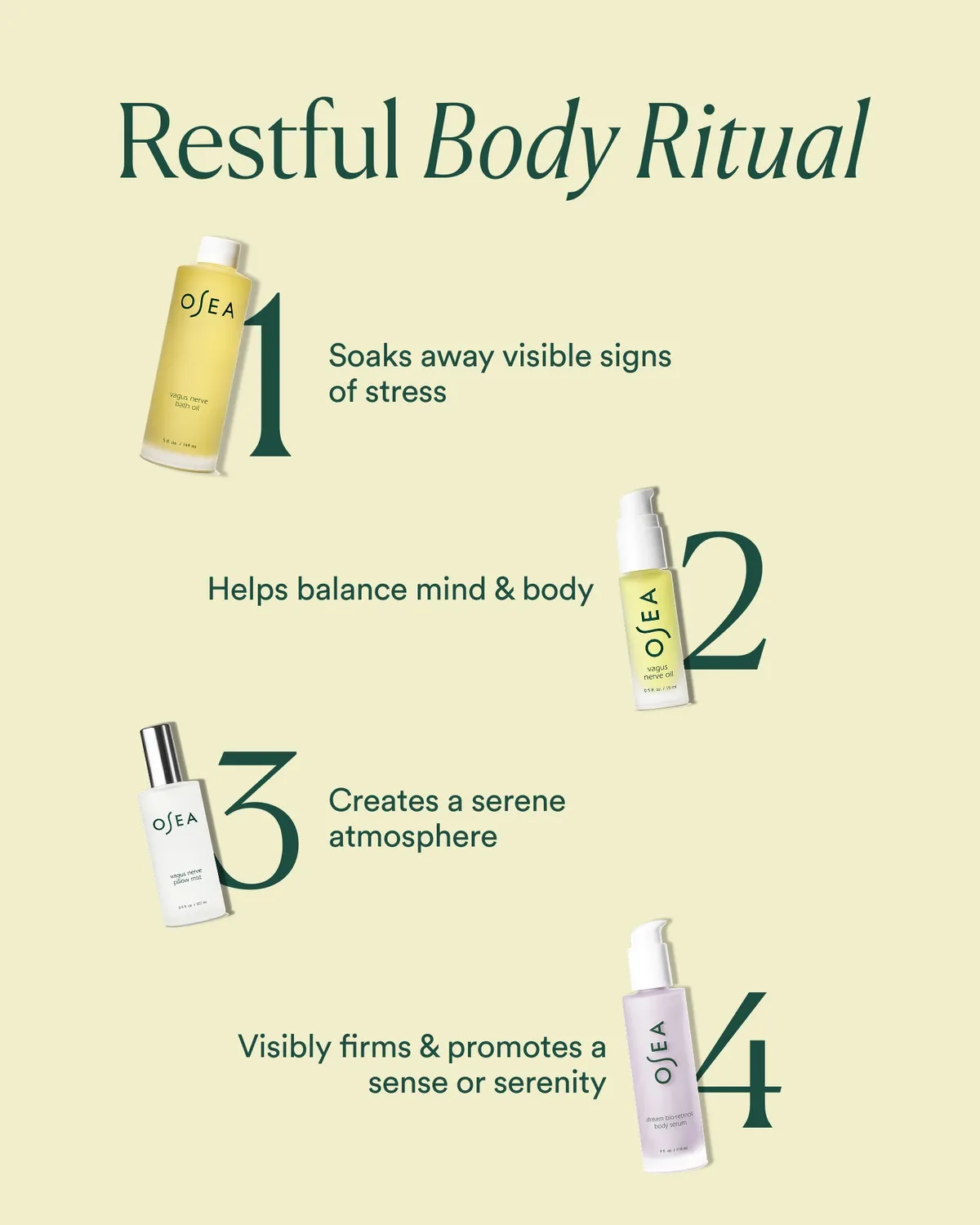 Osea Vagus Nerve Bath Oil badolie 5 fl oz kalmerend