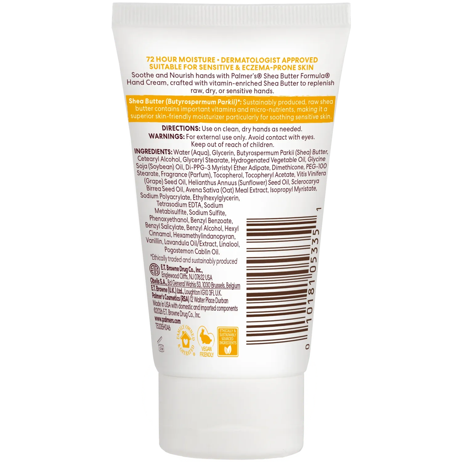 Palmer's Raw Shea Nourish handcrème droge handen 60 g