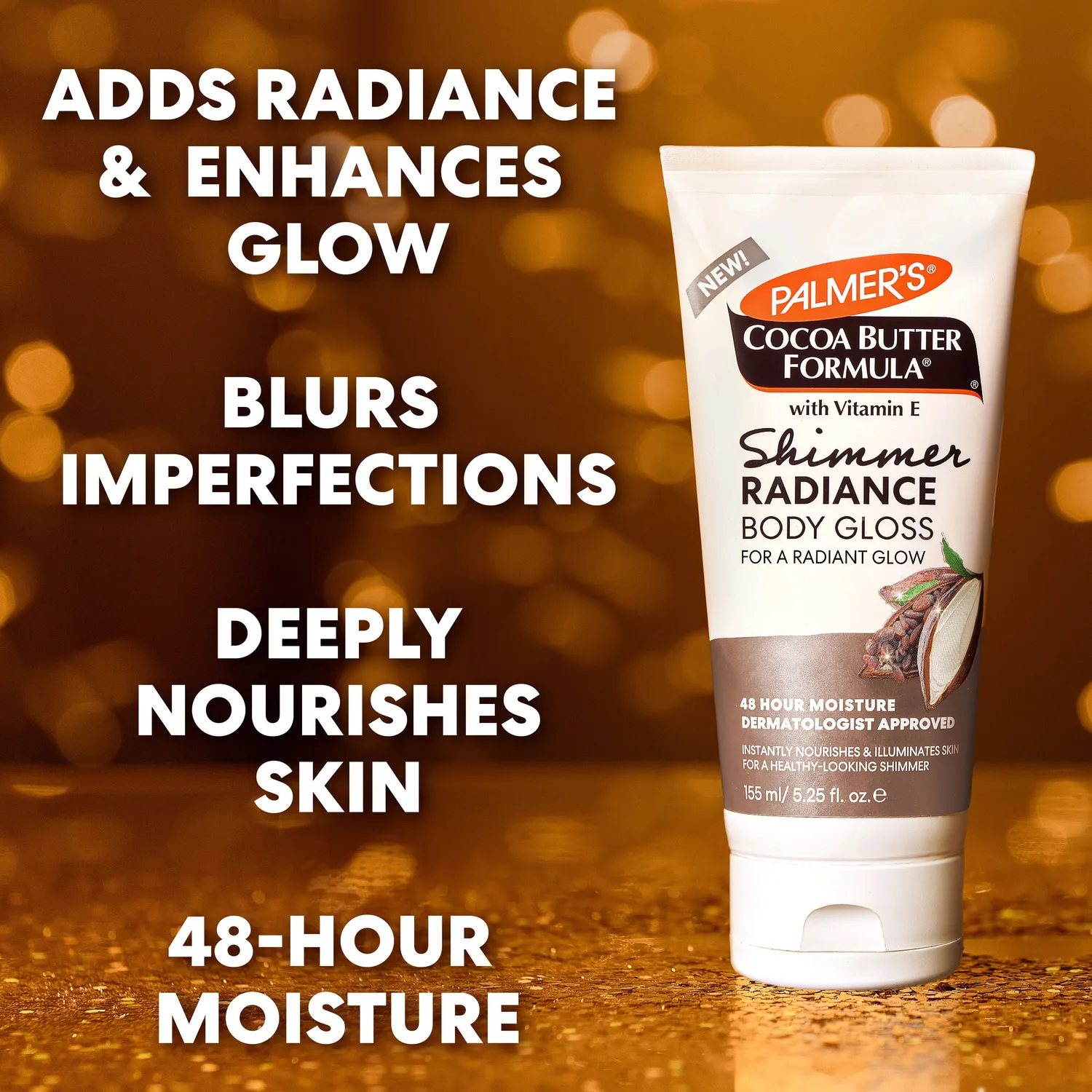 Palmer's Shimmer Radiance bodygloss stralende huid