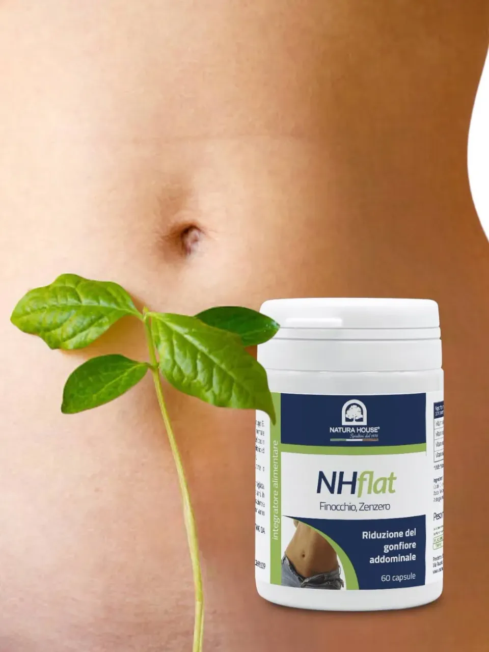 Natura House NH Flat Supplement 60 capsules ontzwellend