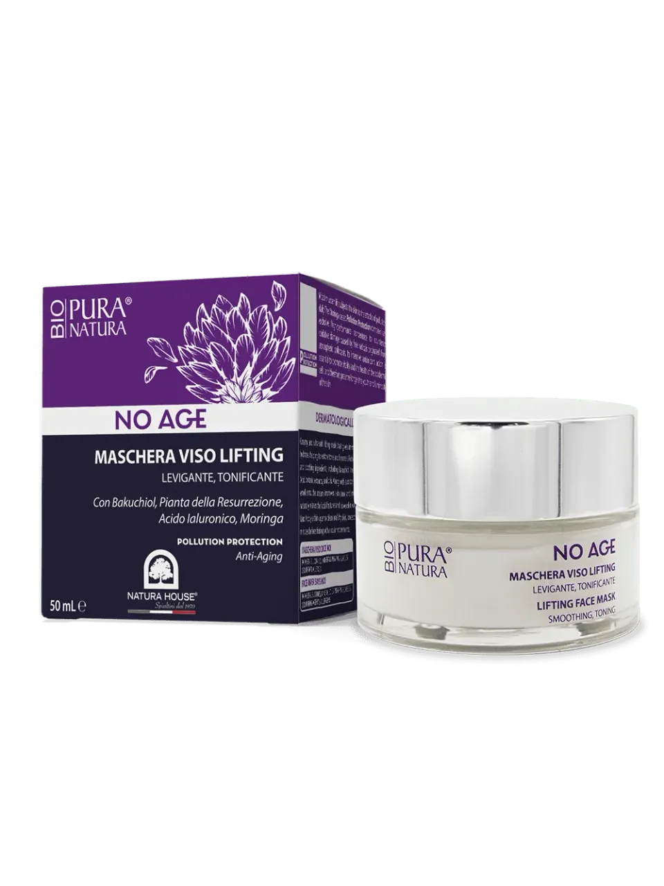 Natura House No Age Bio gezichtsmasker 50ml liftend
