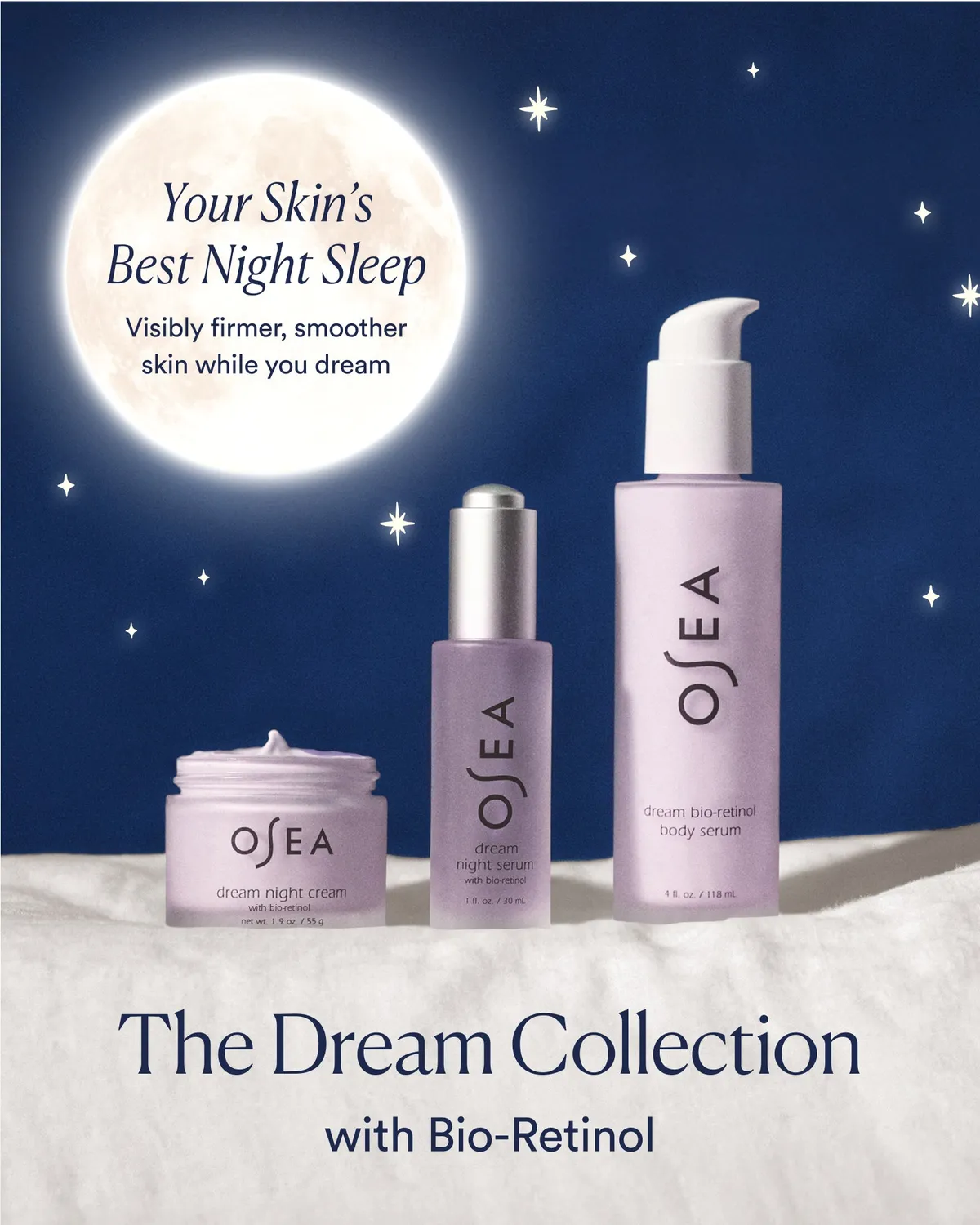 Osea Dream Bio-Retinol Trio gezichtsset verstevigend