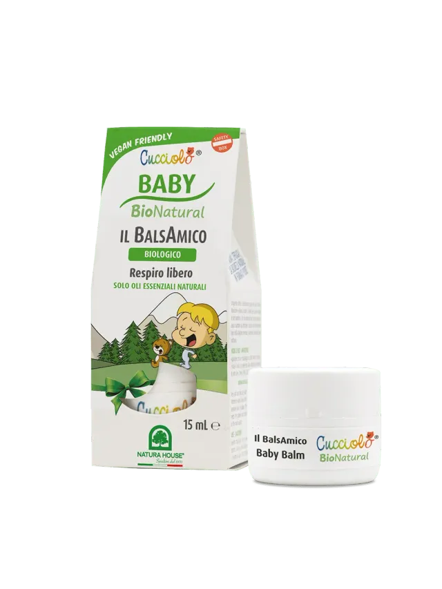 Natura House Cucciolo Baby balsem 15ml bio verkoudheid