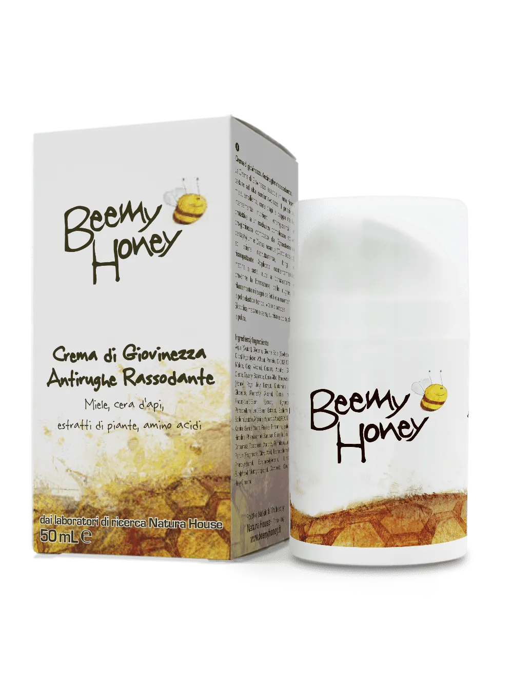 Natura House Beemy Honey gezichtscrème 50ml antirimpel