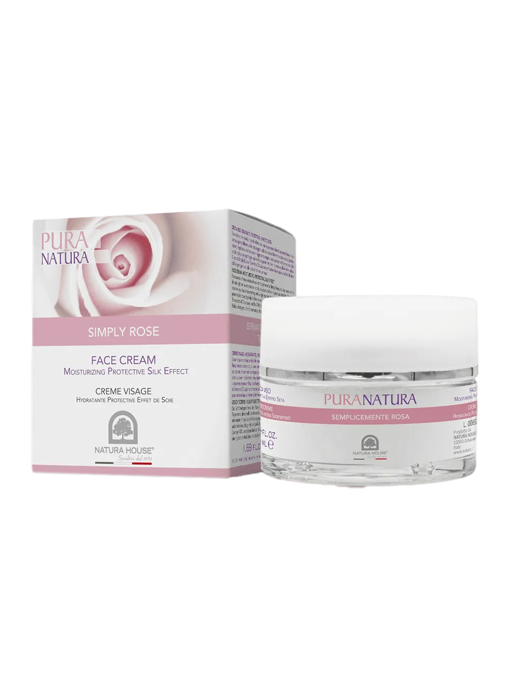 Natura House Simply Rose Gezichtscrème 50ml dagcrème