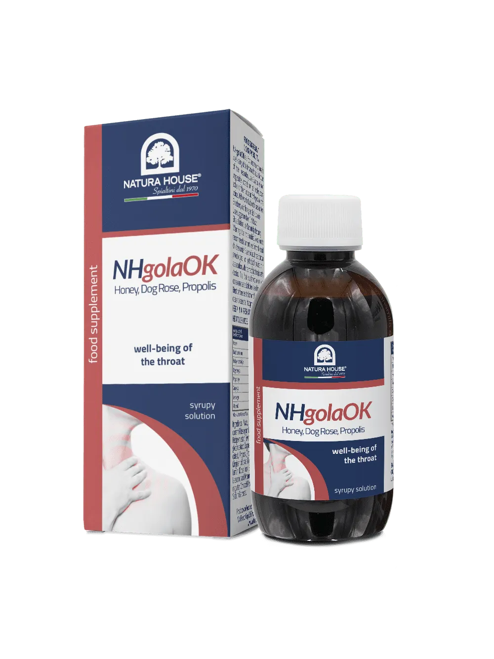 Natura House Gola OK keelsiroop 200ml honing