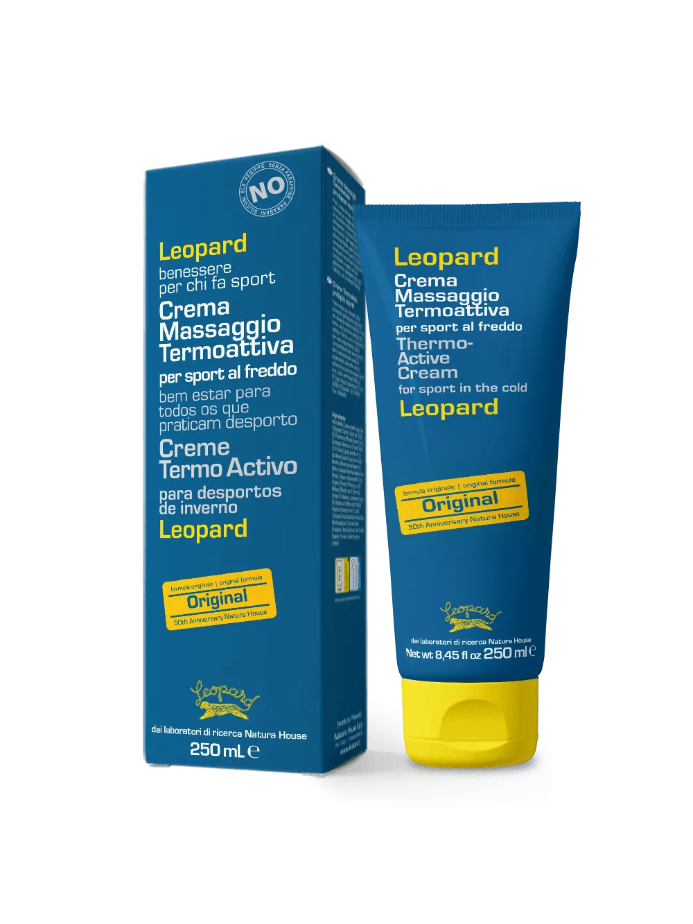 Natura House Leopard Thermoactive massagecrème 100ml verwarmend