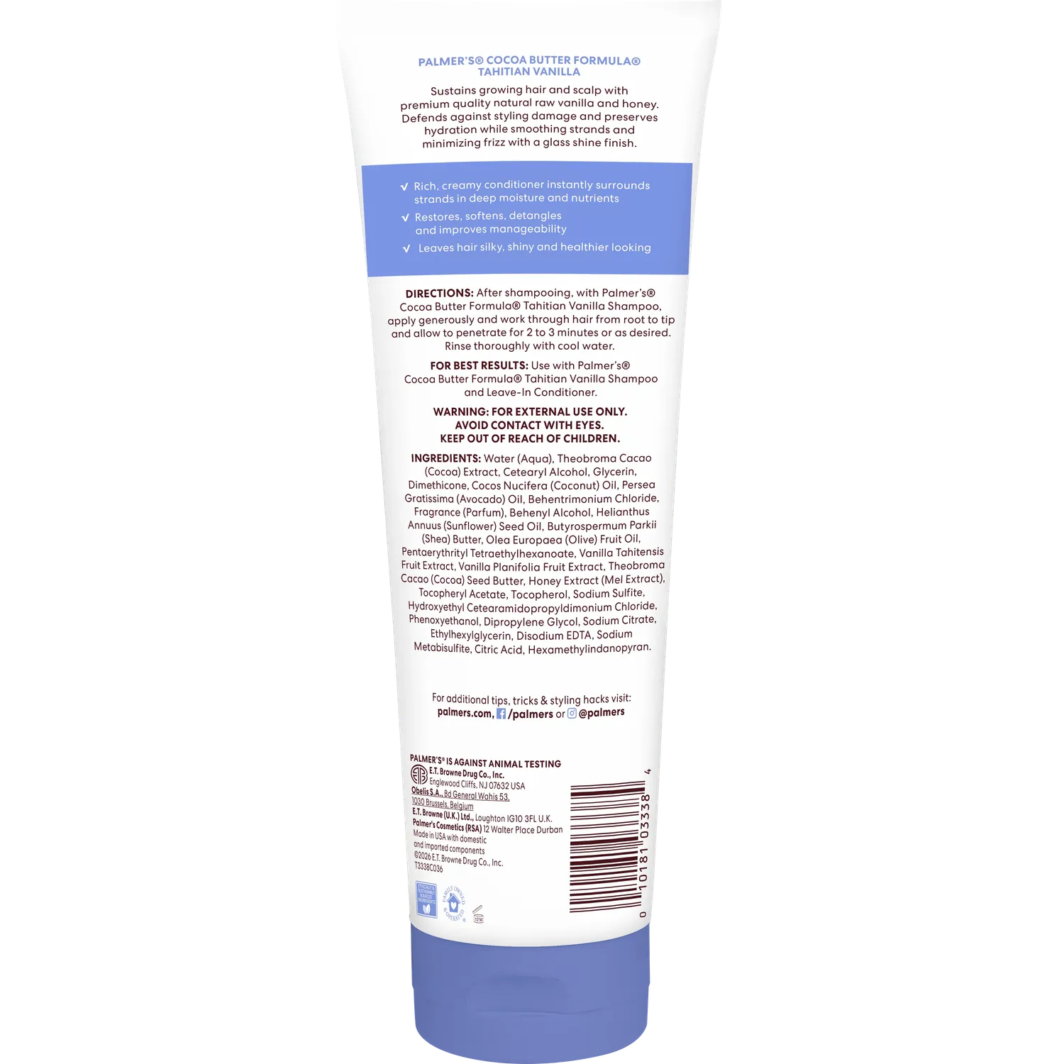 Palmer's Tahitian Vanilla Conditioner conditioner honing