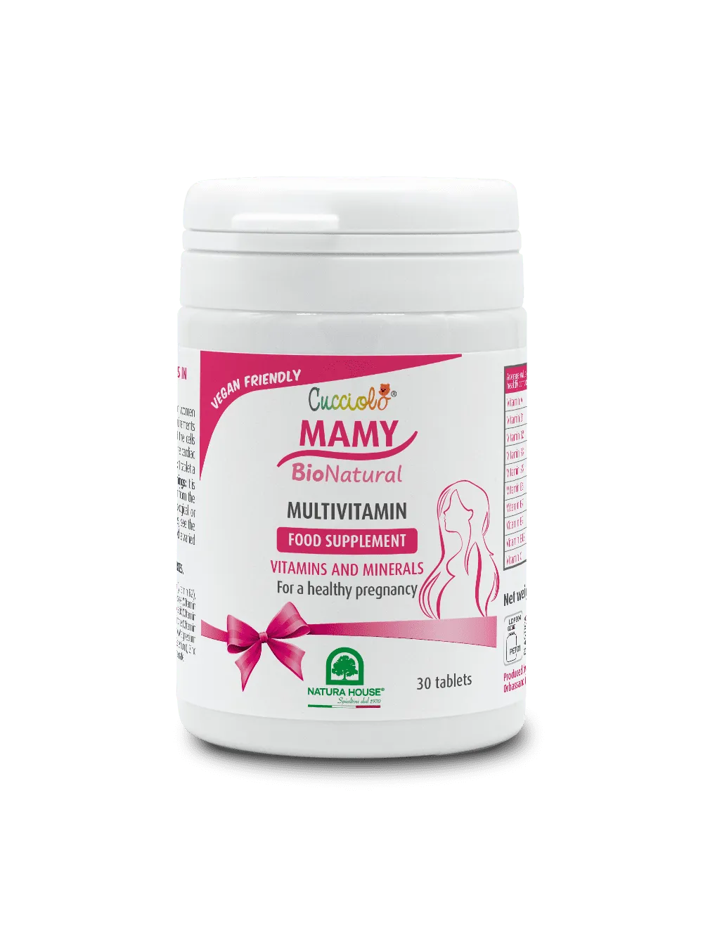 Natura House Cucciolo Mamy Multivitamin tabletten 30 zwangerschap