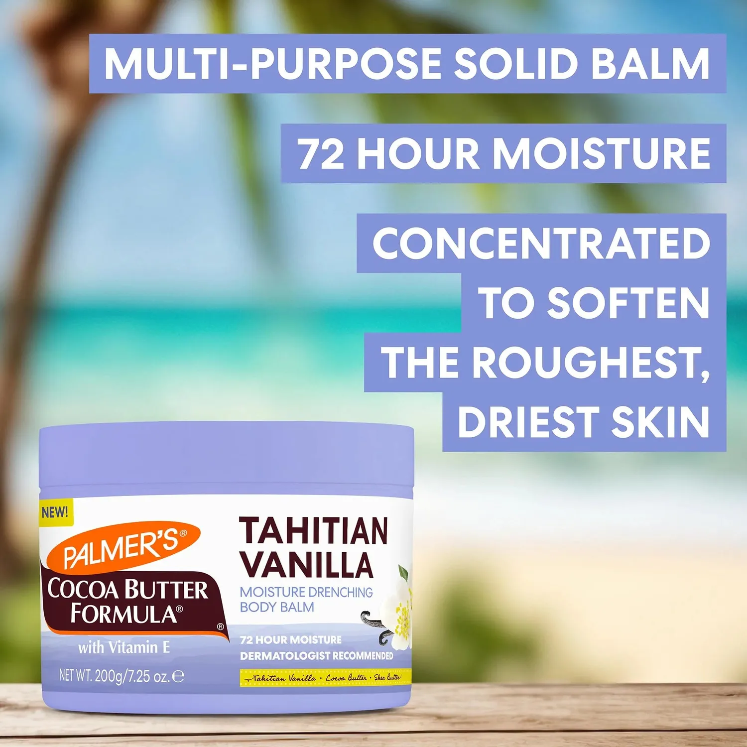 Palmer's Tahitian Vanilla bodybalm vanille droge huid