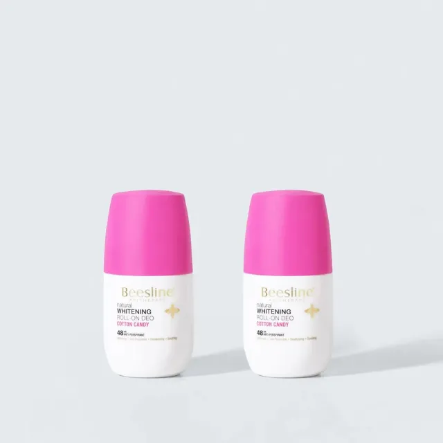 Beesline Whitening roll-on Cotton Candy duo 1+1 gratis