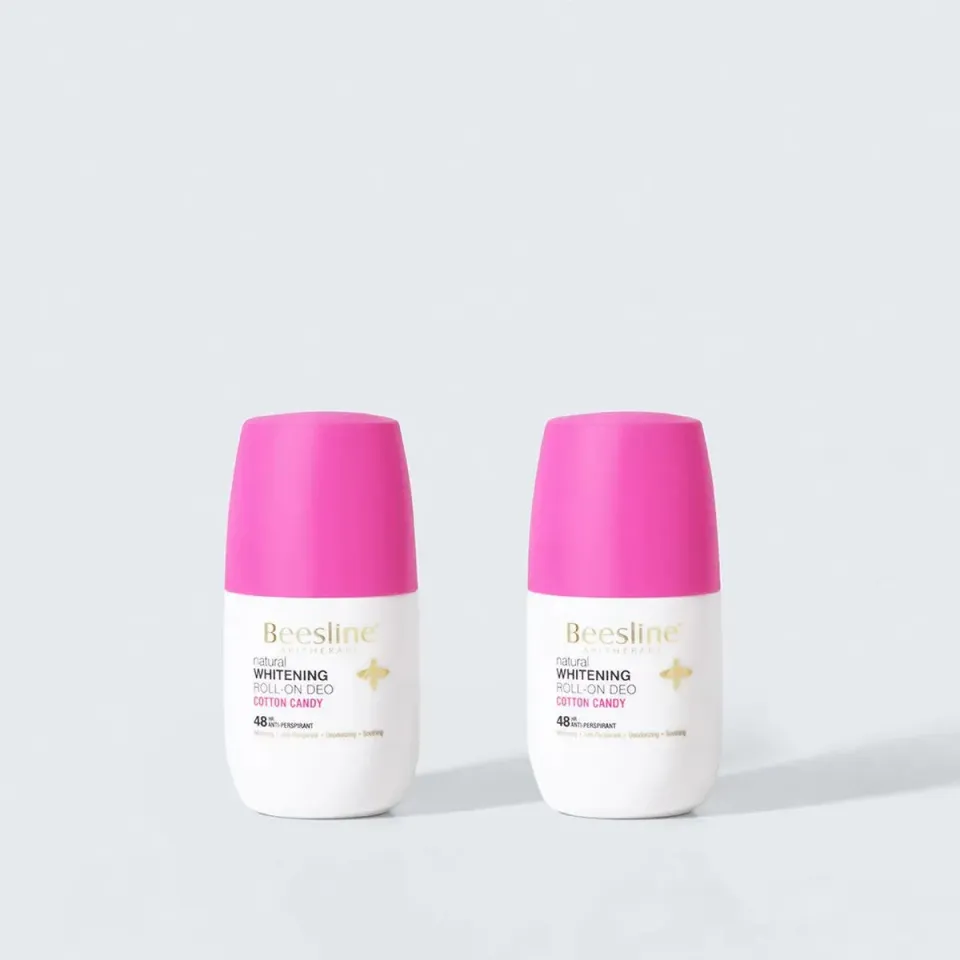 Beesline Whitening roll-on Cotton Candy duo 1+1 gratis