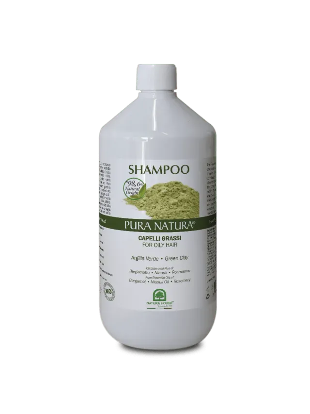 Natura House shampoo vet haar 250ml groene klei