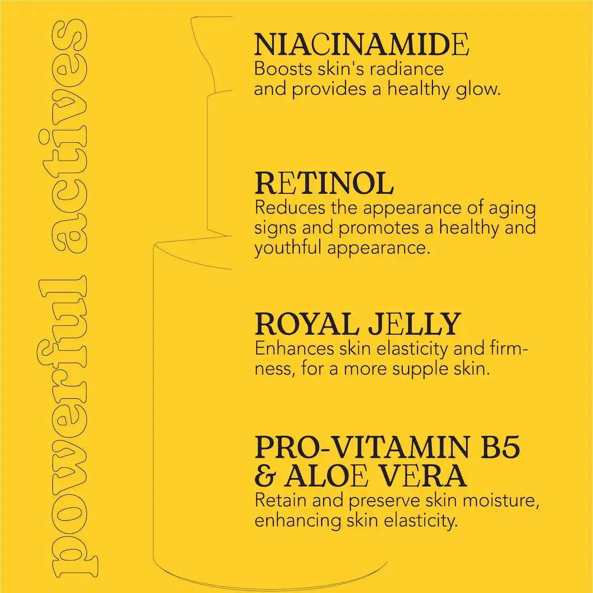 Beesline Anti-Wrinkle Radiance Serum niacinamide egale teint