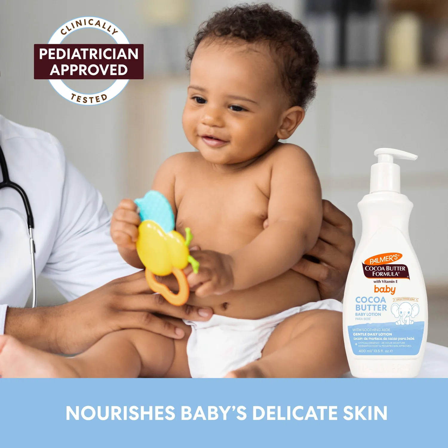 Palmer's Cocoa Butter babylotion gevoelige babyhuid 250 ml