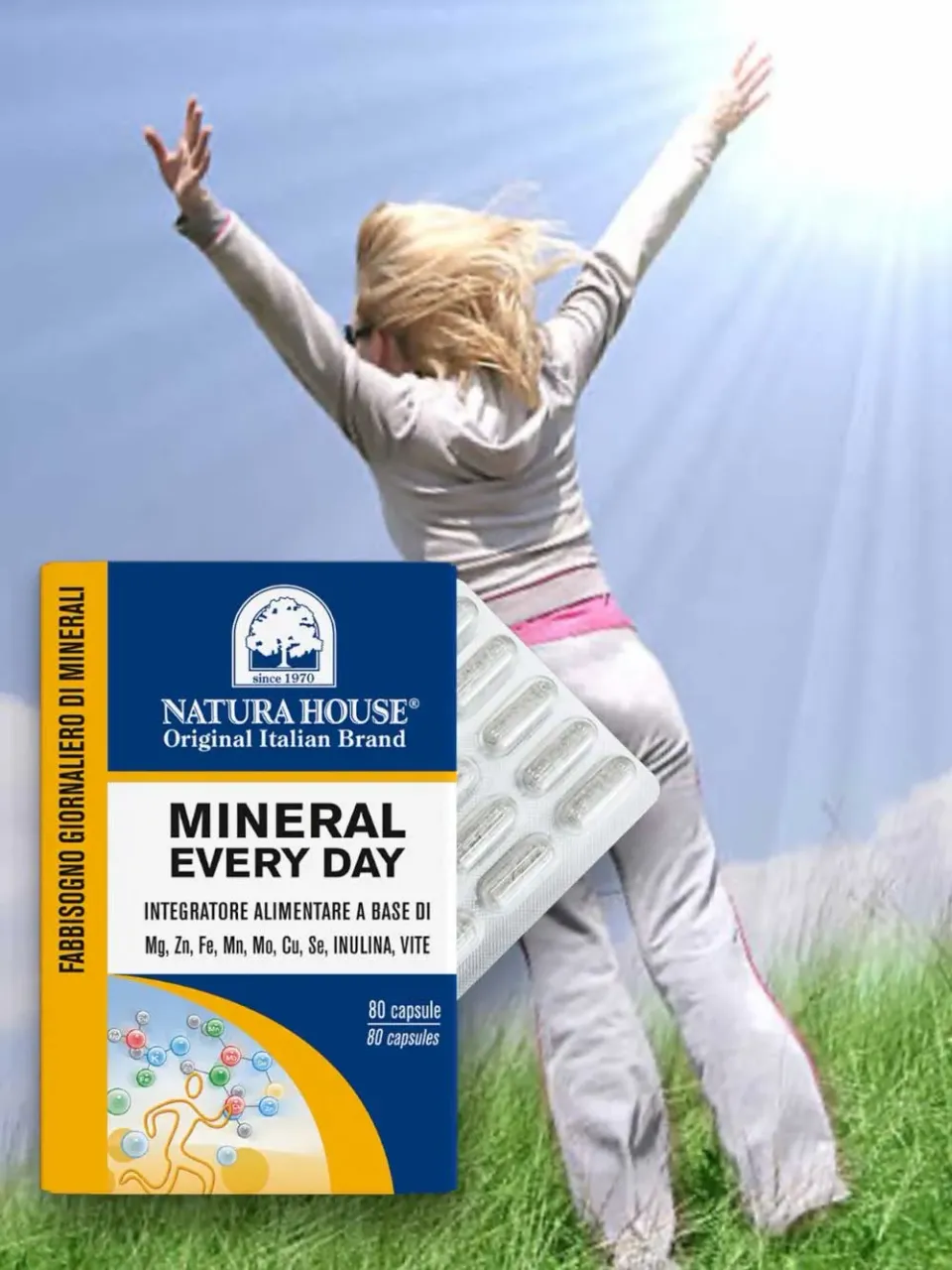 Natura House Mineral Every Day mineralen capsules 80 stuks 8 mineralen