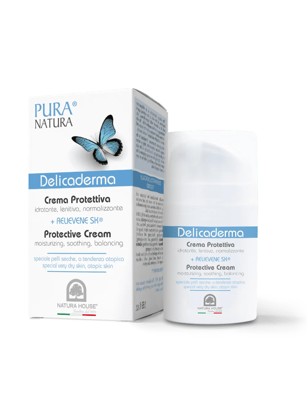 Natura House Delicaderma Protective Soothing crème 50ml droge huid