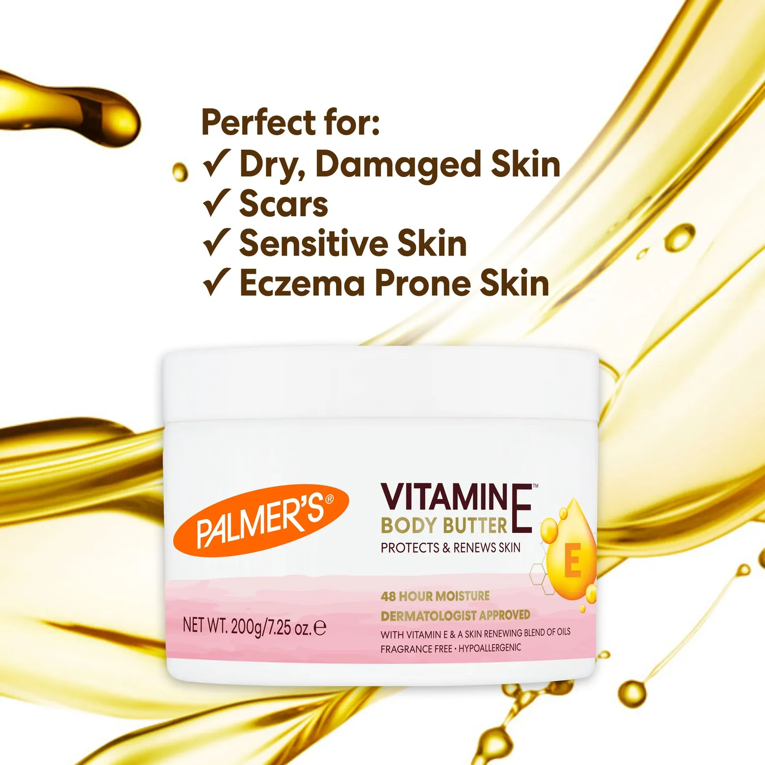 Palmer's Vitamin E Body Butter 7.25 oz droge huid