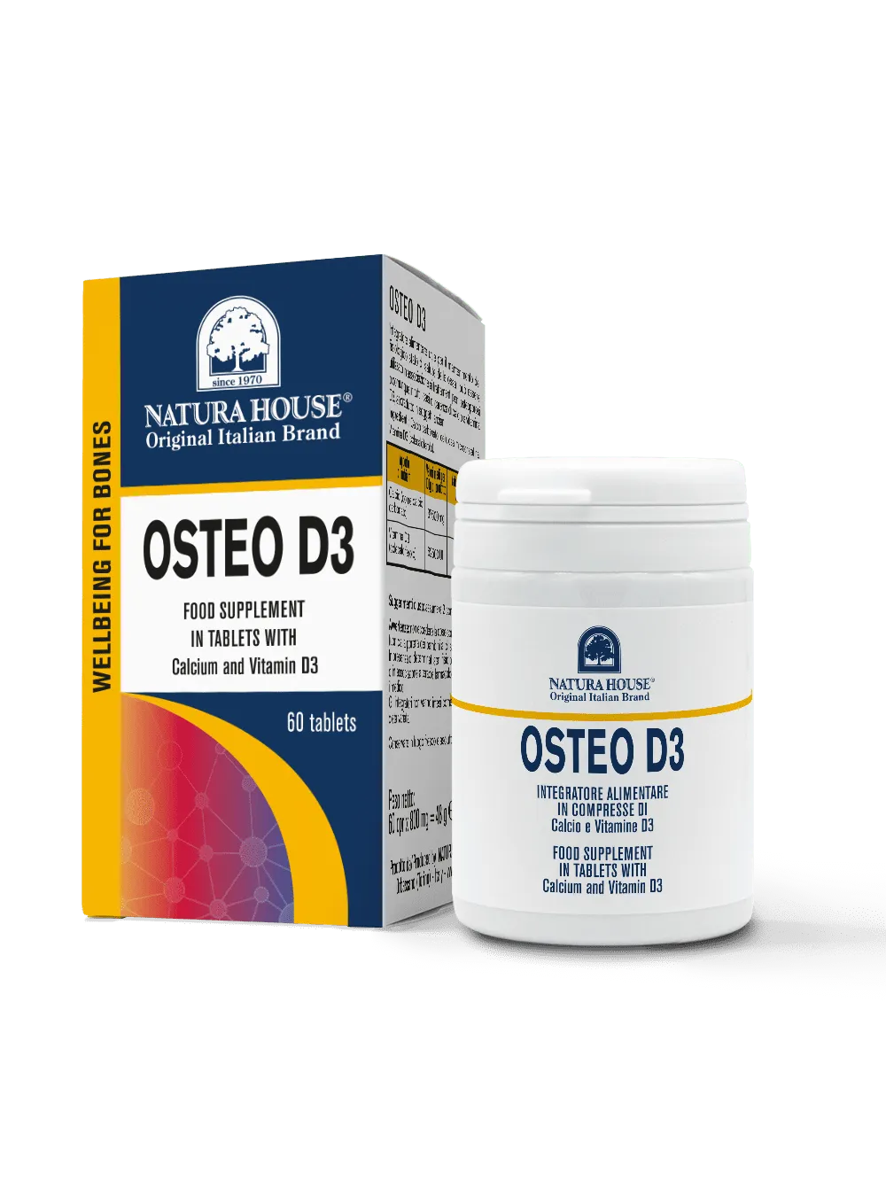 Natura House Osteo D3 tabletten 60 stuks calcium