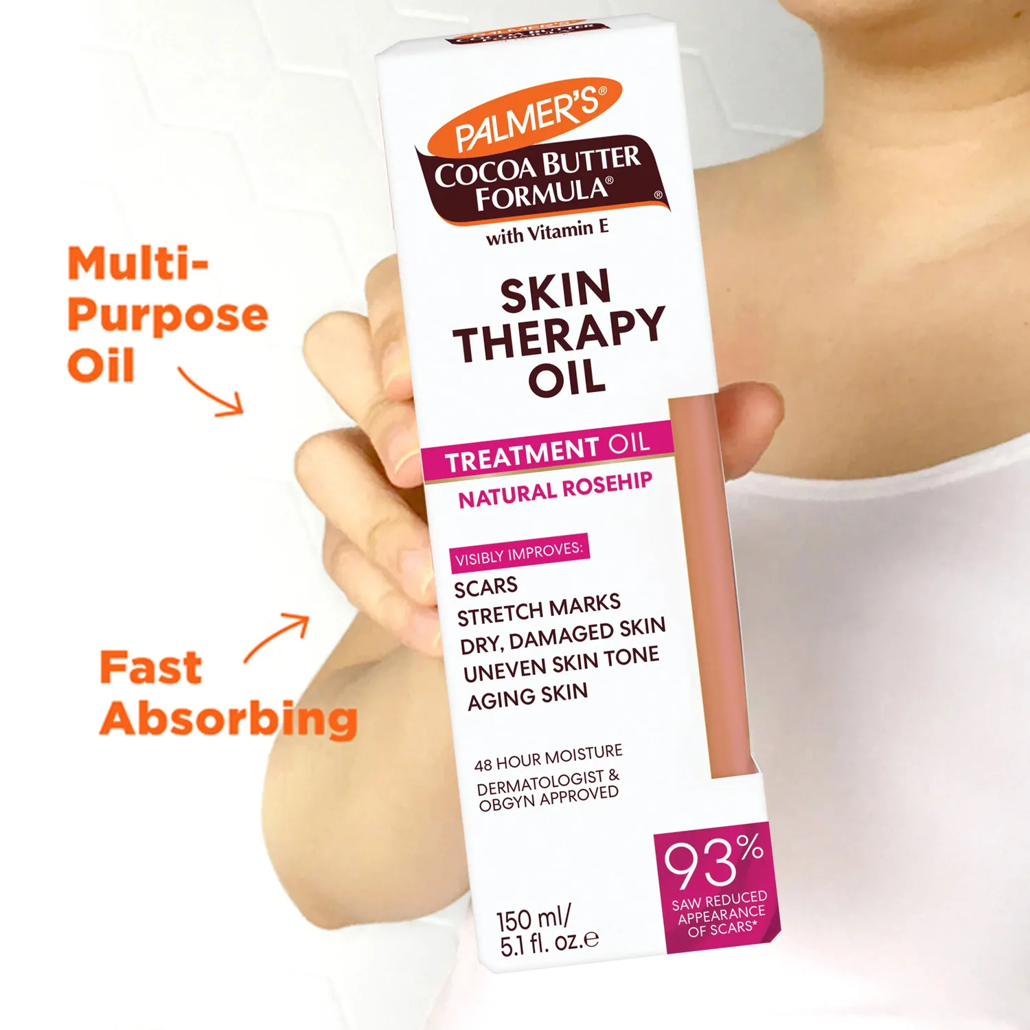 Palmer's Cocoa Butter Skin Therapy Oil rozenbottel 150 ml