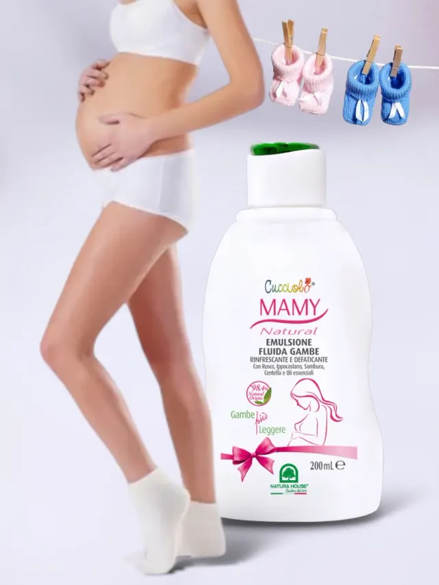 Natura House Cucciolo Mamy Legs Fluid benenlotion 200ml verkoelend