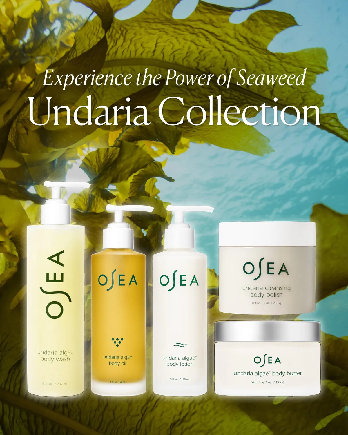 Osea Undaria Cleansing bodyscrub 10 oz gladde huid