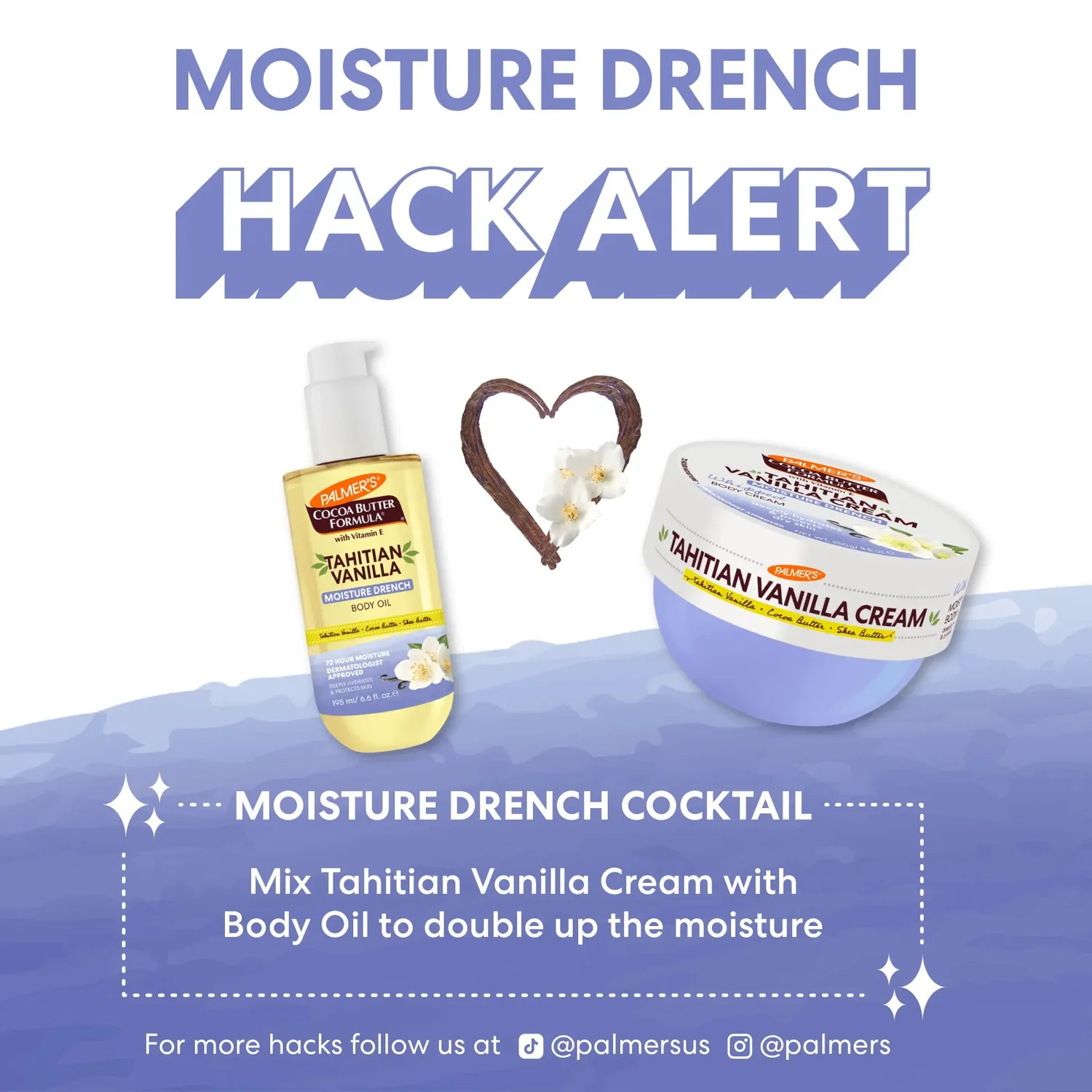 Palmer's Cocoa Butter Tahitian Vanilla bodyolie droge huid