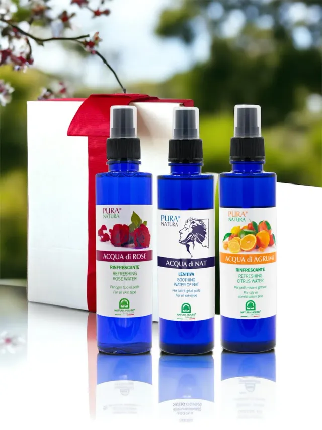 Natura House Aromatic Waters Eco Spray toner set 3x200ml roos