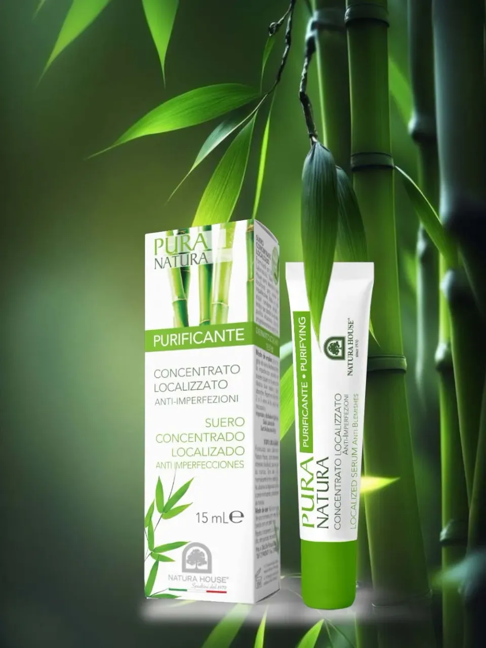 Natura House zuiverend serum 15ml tegen puistjes en acne