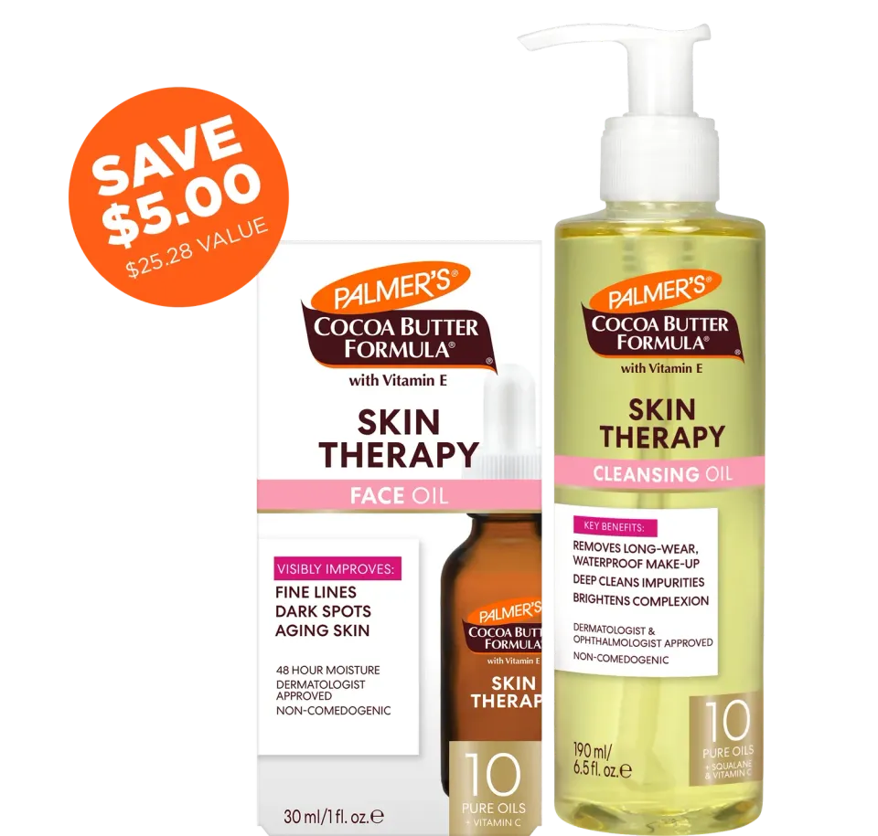 Palmer's Skin Therapy set gezichtsolie + reinigingsolie