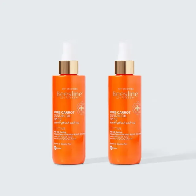 Beesline Carrot zonneolie SPF 10 1+1 bruinend